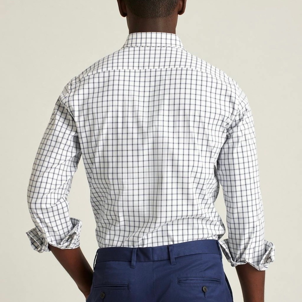 Bonobos Mens Slim Fit Button-Down Tech Dress Shirt Blue XXL Long Sleeve NWT - Picture 5 of 9